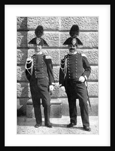 Two Italian policemen by Donald McLeish