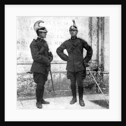 Two Italian dragoons by Donald McLeish
