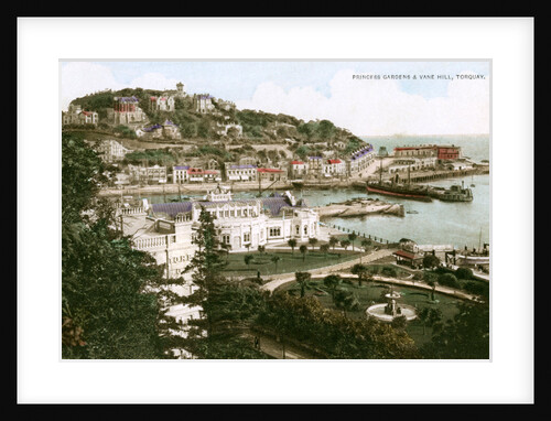 Princess Gardens and Vane Hill, Torquay, Devon by Ern Bishop