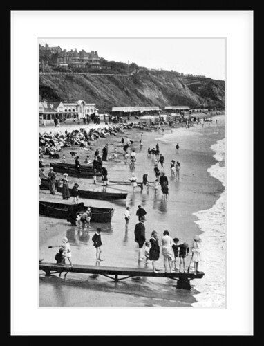 The beach at Bournemouth, Dorset by JE Beale Ltd