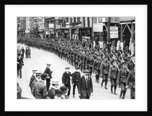 The Citizen Army of Territorials, Strand, London, First World War by Anonymous