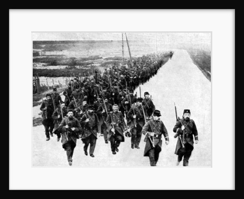 French infantry, reinforcements for the allies, First World War by Anonymous