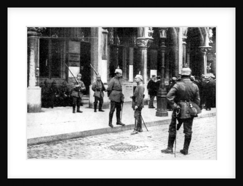 German occupation of Brussels, First World War by Anonymous