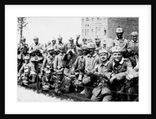 German Imperial Guard in Brussels, First World War by Anonymous