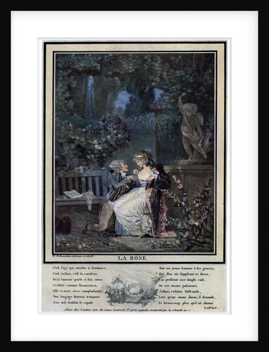 La Rose by Philibert Louis Debucourt