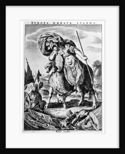 Allegorial view of Europe by Cornelis de Visscher