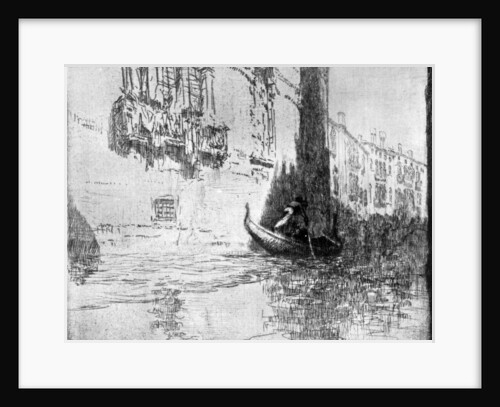 The Passing Gondola by James McBey