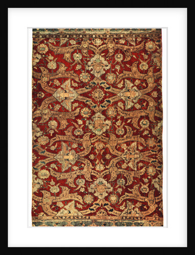 Silk and gold carpet by H Maclaren