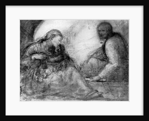 The Madonna and Child and St Joseph by Correggio