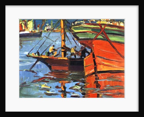 A Sunny Day at Buenos Aires by Benito Quinquela Martin