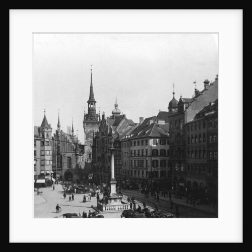 Marienplatz, Munich, Germany by Wurthle & Sons