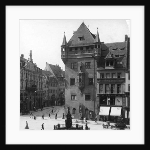 Nassauer Haus, Nuremberg, Bavaria, Germany by Wurthle & Sons