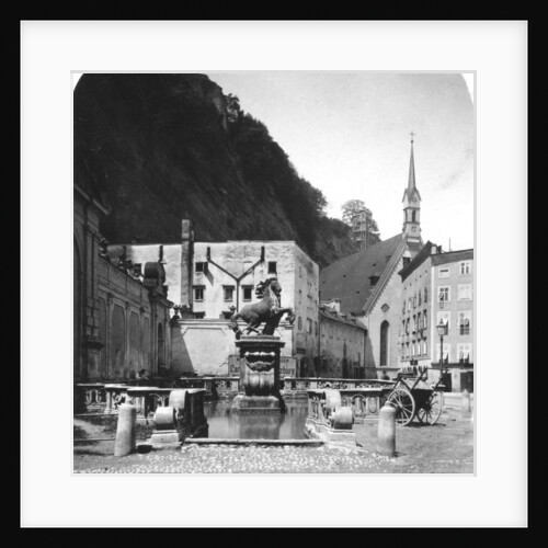 The Pferdeschwemme (horse well), Salzburg, Austria by Wurthle & Sons