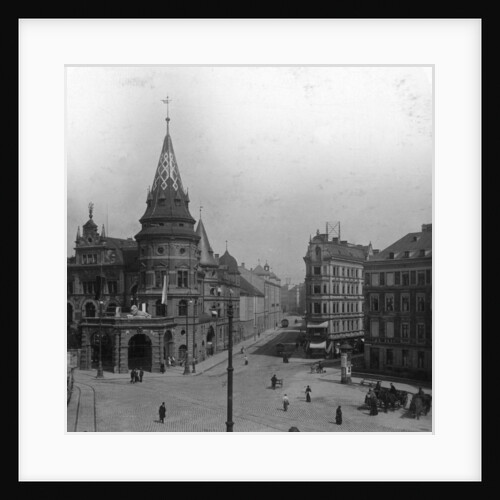 Löwenbräu Keller and Stiglmaierplatz, Munich, Germany by Wurthle & Sons