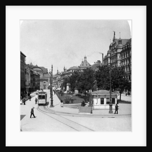 Promenadeplatz in Munich, Germany by Wurthle & Sons