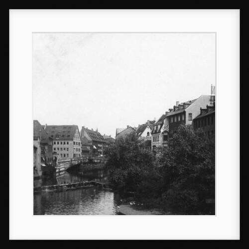 The Fleischbrucke (Meat Bridge), Nuremberg, Germany by Wurthle & Sons