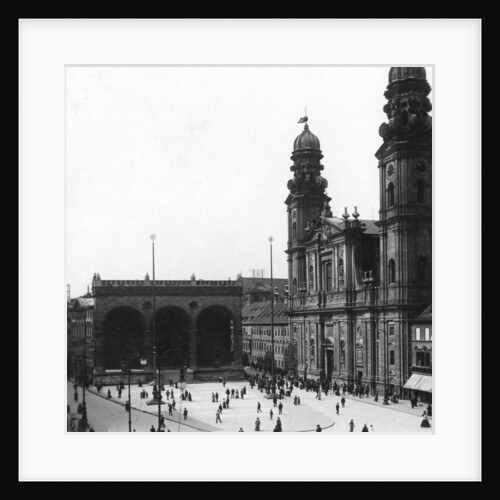 The Catholic Theatiner Church St Cajetan, Munich, Germany by Wurthle & Sons