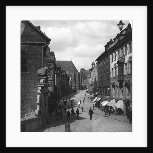 The Fleischbrucke (Meat Bridge), Nuremberg, Germany by Wurthle & Sons