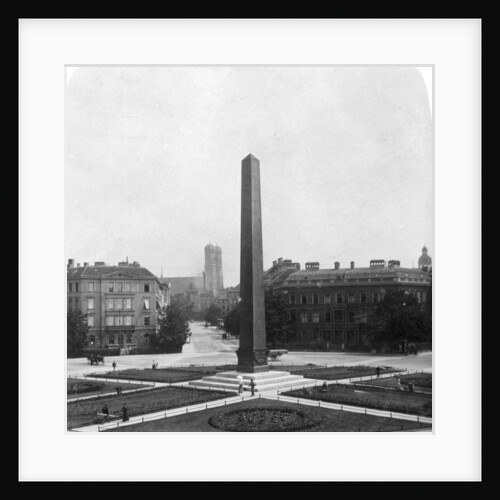 Karolinenplatz, Munich, Germany by Wurthle & Sons