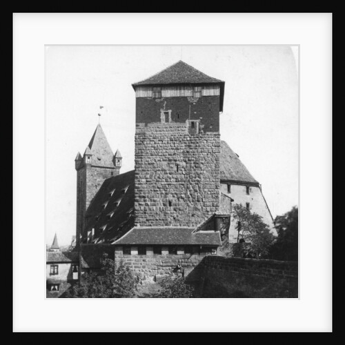 The Quintagonal tower (Funfeckiger Thurm), Kaiserstallung, Nuremberg, Germany by Wurthle & Sons