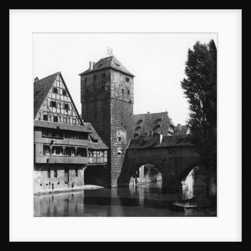 Henkersteg (The Hangman's Bridge), Nuremberg, Bavaria, Germany by Wurthle & Sons