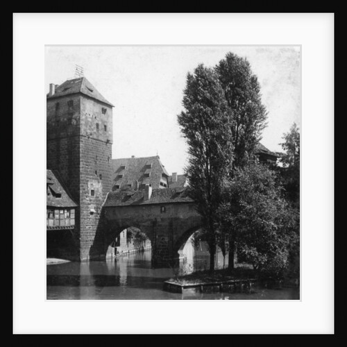 Henkersteg (The Hangman's Bridge), Nuremberg, Bavaria, Germany by Wurthle & Sons