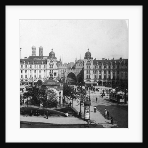 Karlsplatz, Munich, Germany by Wurthle & Sons