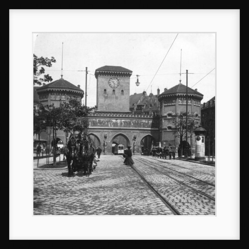 Isartor (Isar Gate), Munich, Germany by Wurthle & Sons