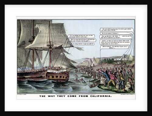 The Way They Come From California by Nathaniel Currier