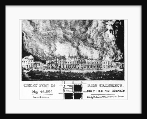 The great fire in San Francisco, California by Anonymous