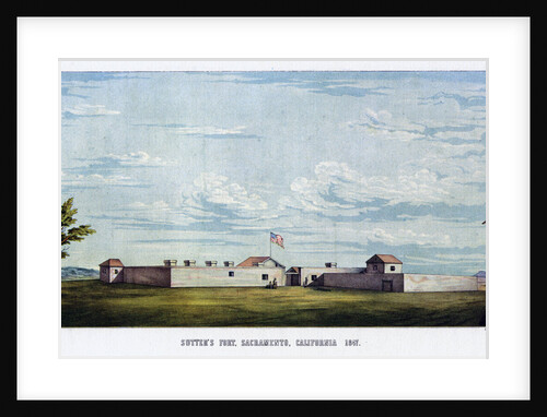 Sutter's Fort, Sacramento, California by Snyder
