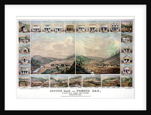 Scotts Bar and French Bar, on the Scotts River, Siskiyou County, California by Britton & Rey