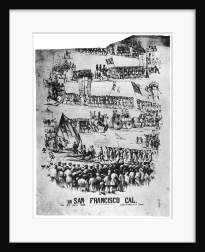 Celebration of the Fourth of July in San Francisco, California by Cooke & Le Count