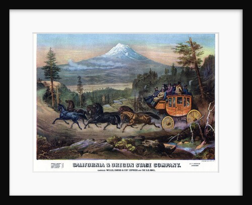 A stagecoach journey, USA by Britton & Rey