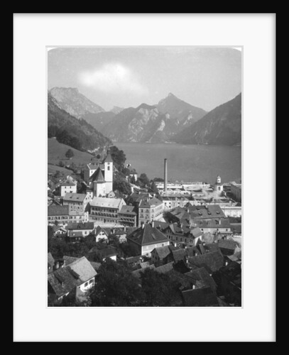 Ebensee and Lake Traun, Salzkammergut, Austria by Wurthle & Sons