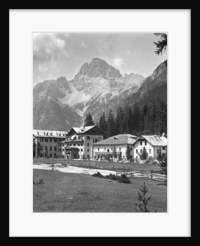 Schluderbach and Croda Pass (Croda Rosa), Tyrol, Austria by Wurthle & Sons