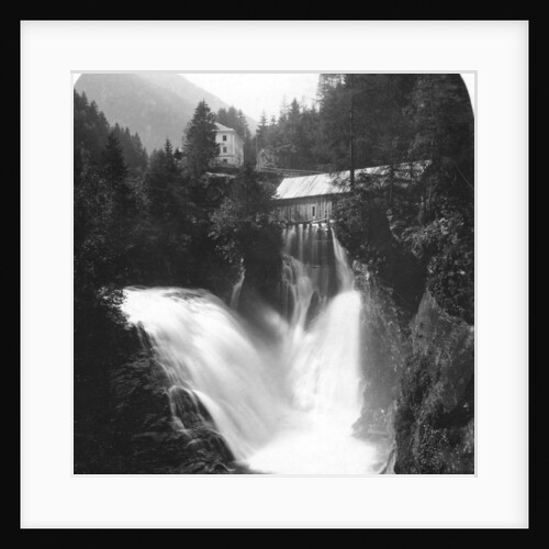 The waterfall at Badgastein, Austria by Wurthle & Sons
