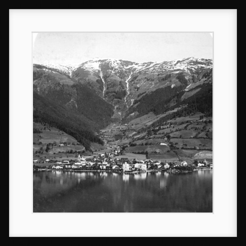 Zell am See and mount Schmittenhöhe, Salzburg, Austria by Wurthle & Sons