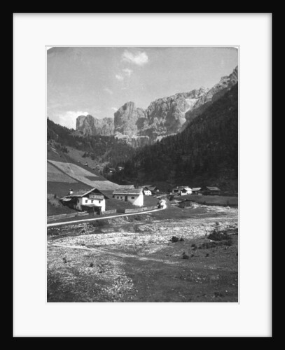 A valley in Wolkenstein, Tyrol by Wurthle & Sons