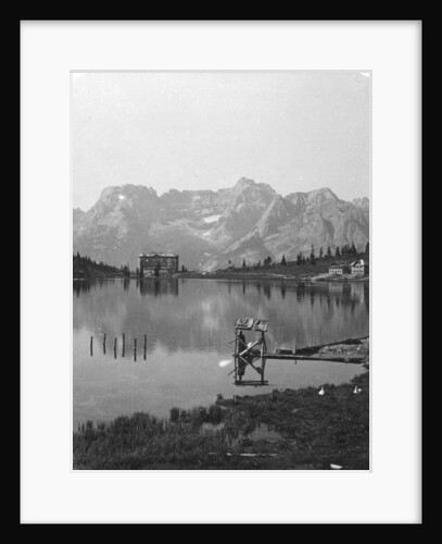 Misurina Lake, Sorapiss Peaks and the Dolomites, Italy by Wurthle & Sons
