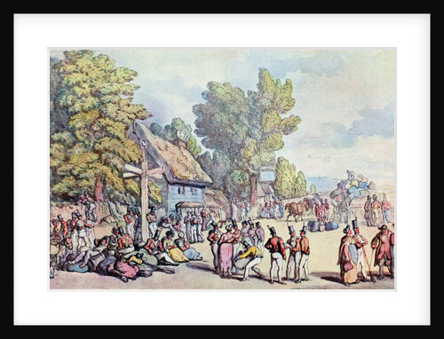 The Falmouth Road by Thomas Rowlandson