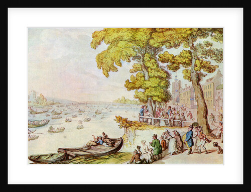 The Chelsea Mall by Thomas Rowlandson