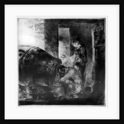 The Cider Barrel by Edmund Blampied