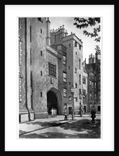 Old gateway to Lincoln's Inn, London by RA Wilson