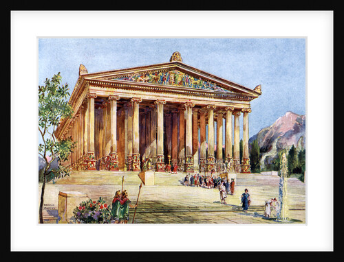 The Temple of Artemis, Ephesus, Turkey by Anonymous