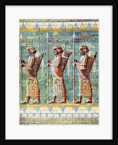 The archers of Kiing Darius, Susa, Iran by Anonymous