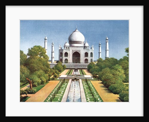 The Taj Mahal, Agra, India by Anonymous