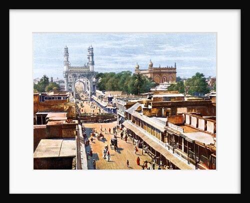 Principal Entrance Street, Hyderabad, India by Anonymous