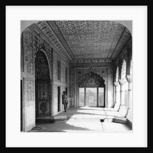 The palace of Rang Mahal, the royal residence of the Mogul Queen, Delhi, India by Anonymous