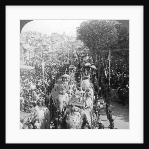 The great Durbar procession, Delhi, India by Underwood & Underwood